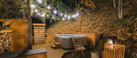 Baignoire à remous extérieure