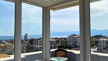 Deluxe-Zimmer, Balkon, Meerblick | Ausblick vom Zimmer