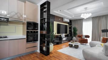 Comfort Apartment, Balcony, City View | Bahagian dalam