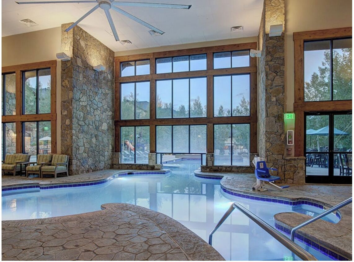 Indoor pool, outdoor pool