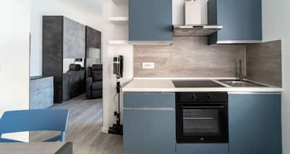 A bright and welcoming 36 square meters loft, perfect for two people, located on the first floor of a building with an elevator (NOT accessible to disabled guests).The property is located in a quiet area of Trieste, well-served by major amenities s