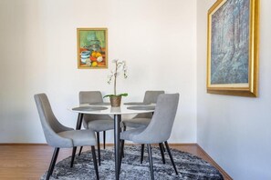 Dining - Refined comfort 1 bed Neutral Bay w parking & balcony (Neutral Bay)