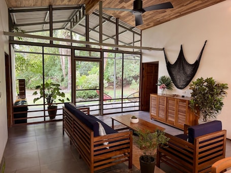 Interior. Finca Scarlet | Off-Grid | 10 min Walk to Beach