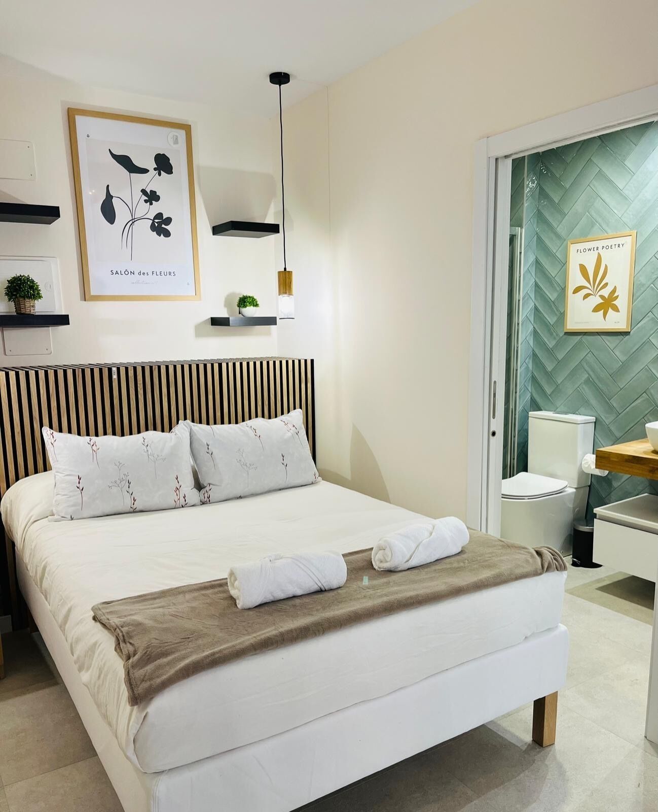 舒適開放式客房, 廚房, 城市景觀