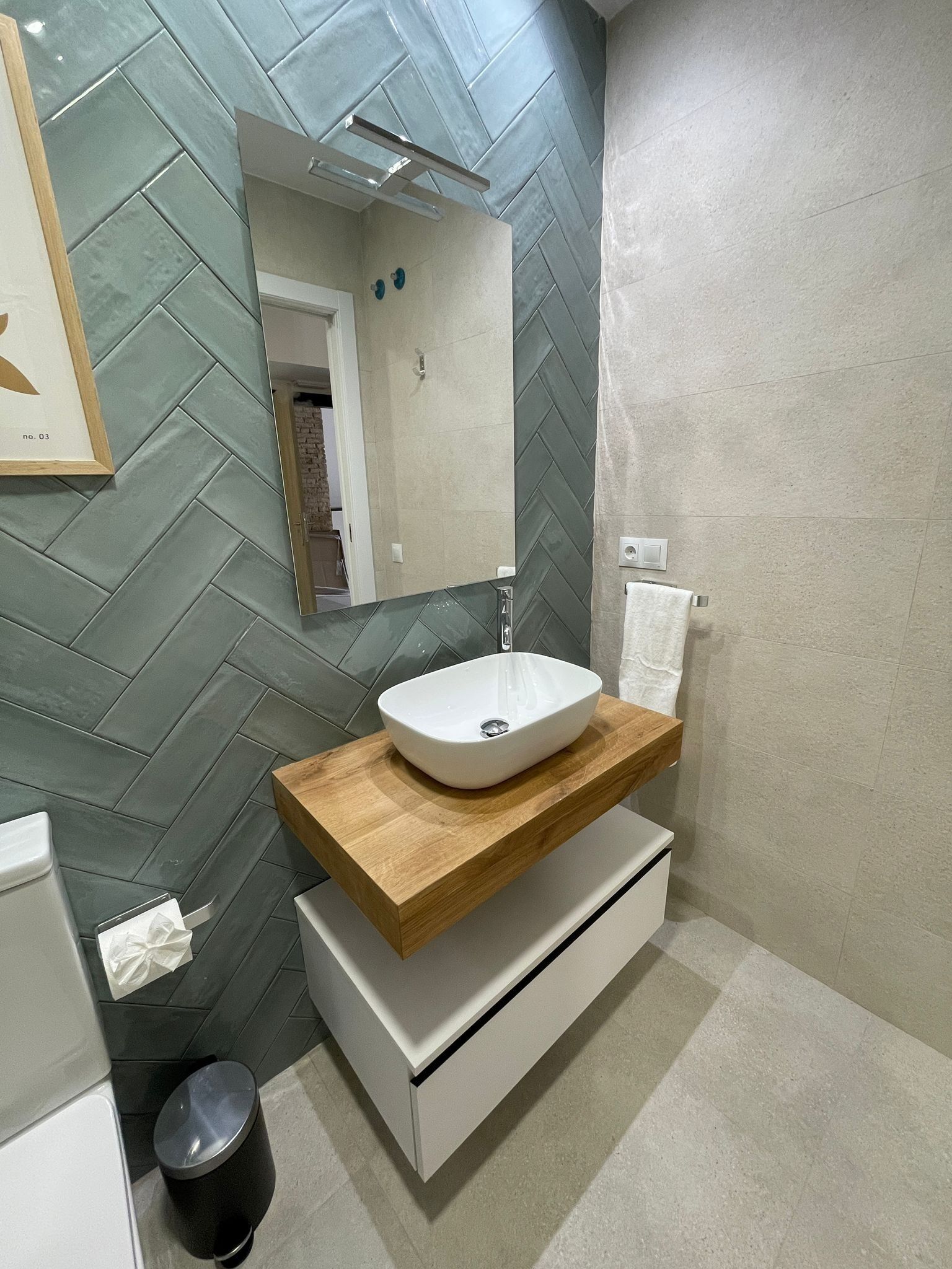 舒適開放式客房, 廚房, 城市景觀 | 浴室