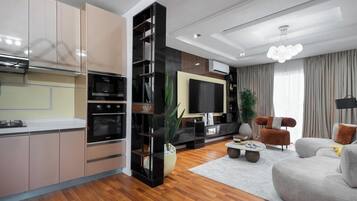 Classic Apartment, Balcony, City View | Interior