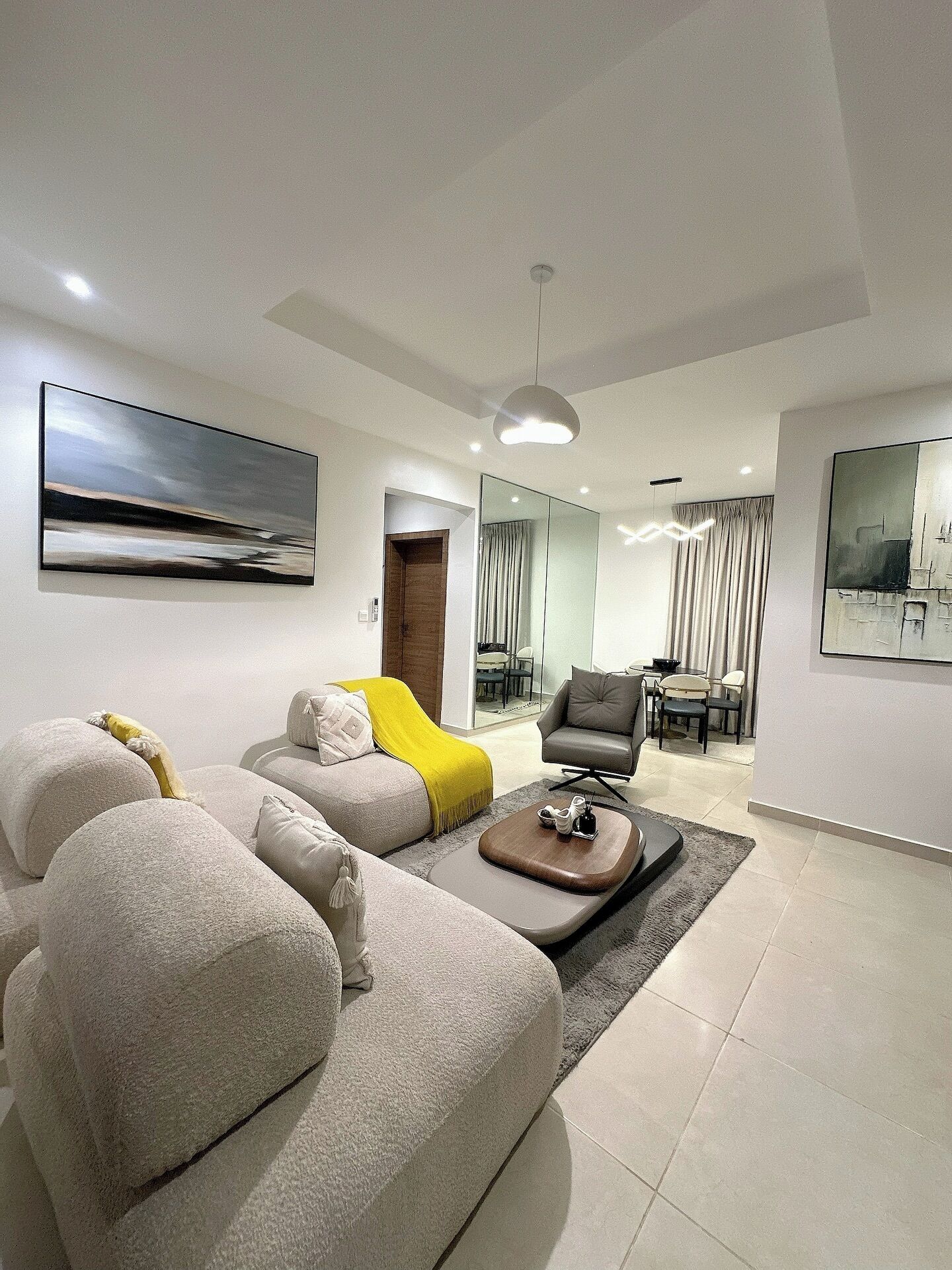 Classic Apartment, Balcony, City View | Living area