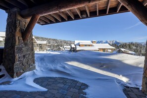 Property grounds - Newly Listed Ski-in/Ski-out Home with Private Hot Tub and Foosball Table (Big Sky)