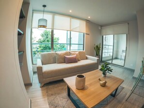 Apartment, City View | Living area - Santorini Apartamentos amoblados (Pereira)