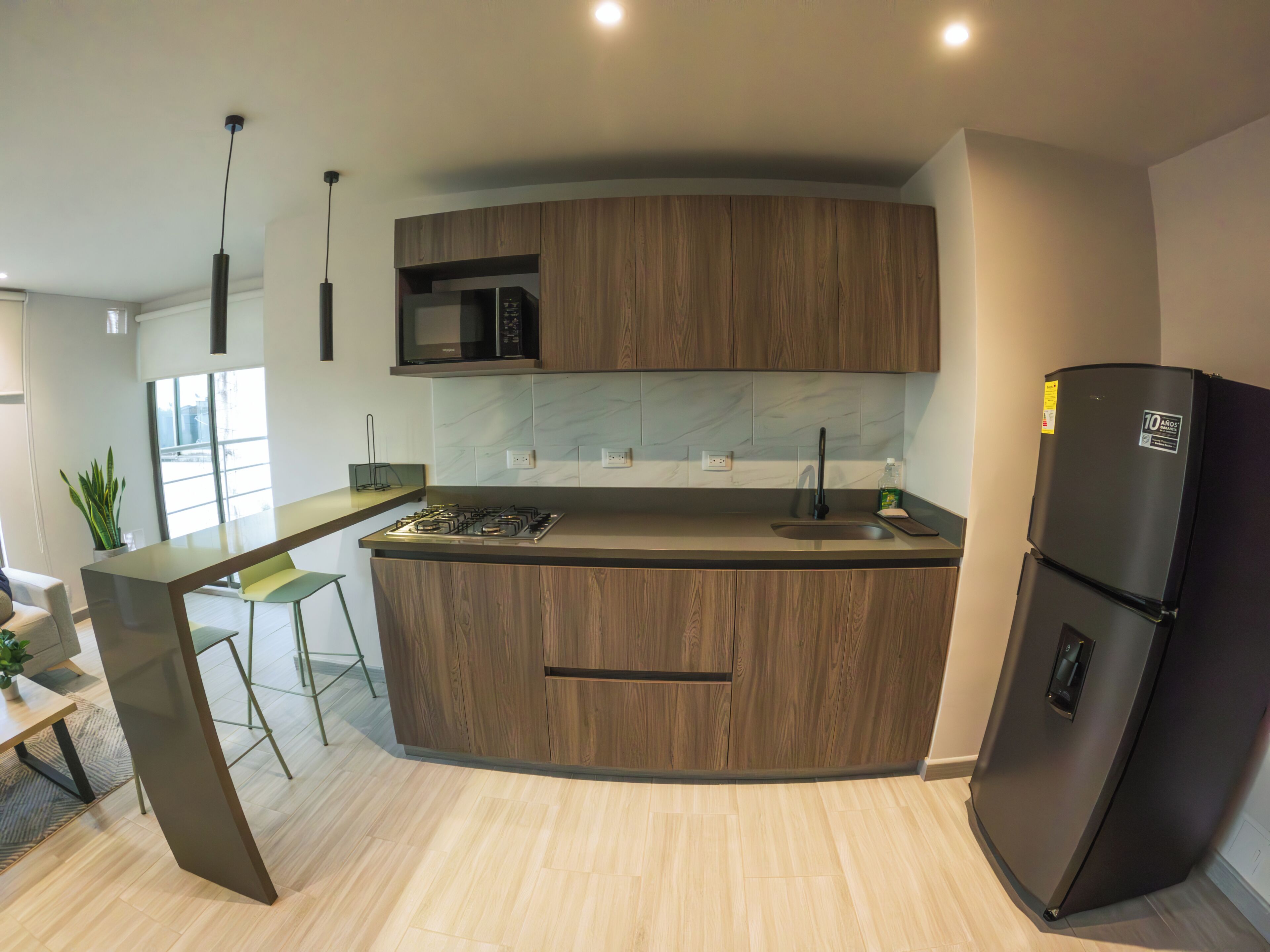 Apartment, City View | Private kitchen