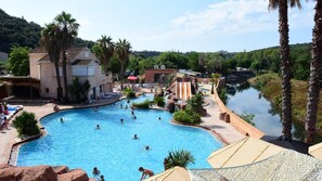 Pool - Mobil-home climatisé + terrasse à 600m de la plage (Saint-Raphaël)