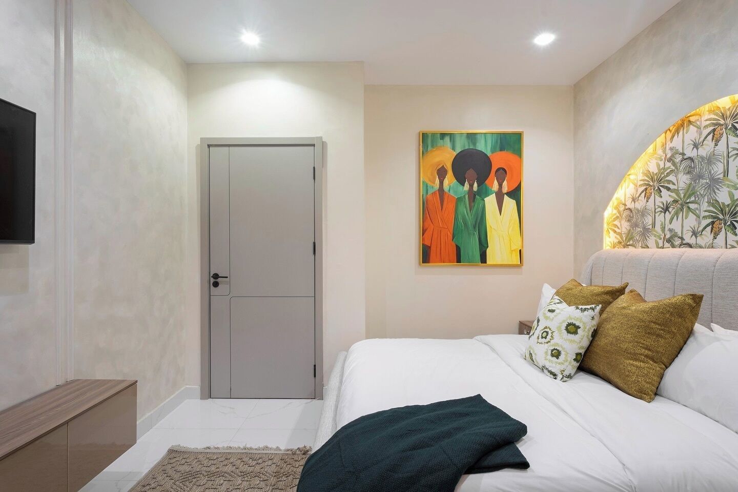 Deluxe Apartment, Balcony, City View | In-room safe, desk, laptop workspace, blackout drapes