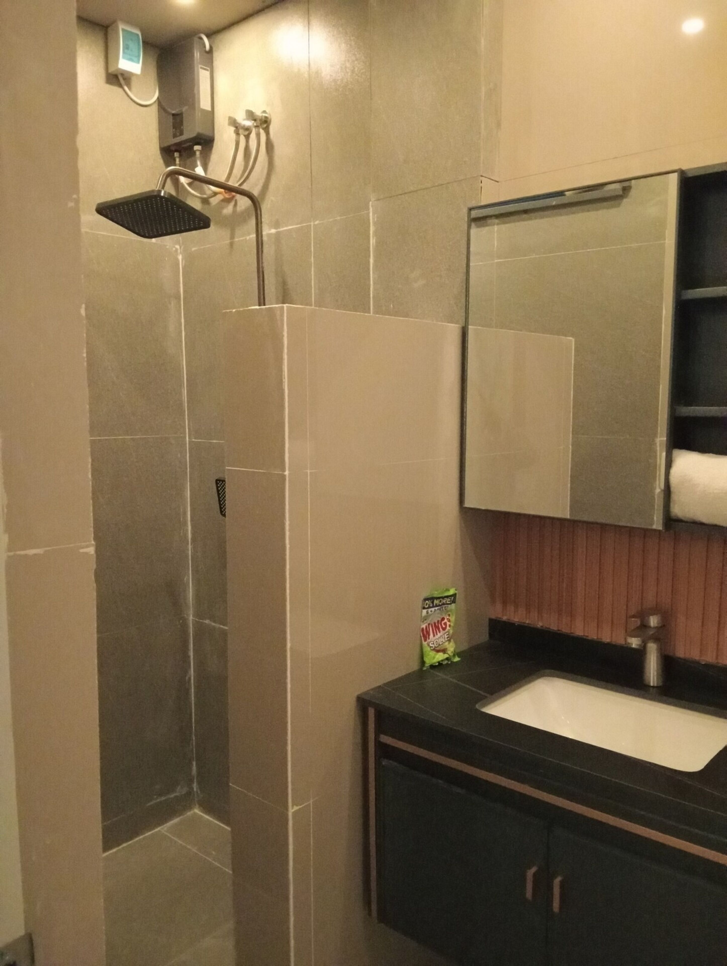 Family House, 3 Bedrooms, Private Pool | Bathroom | Shower, bidet, towels, soap