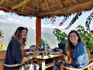 Outdoor dining - Aatam Cottage (Dhital)