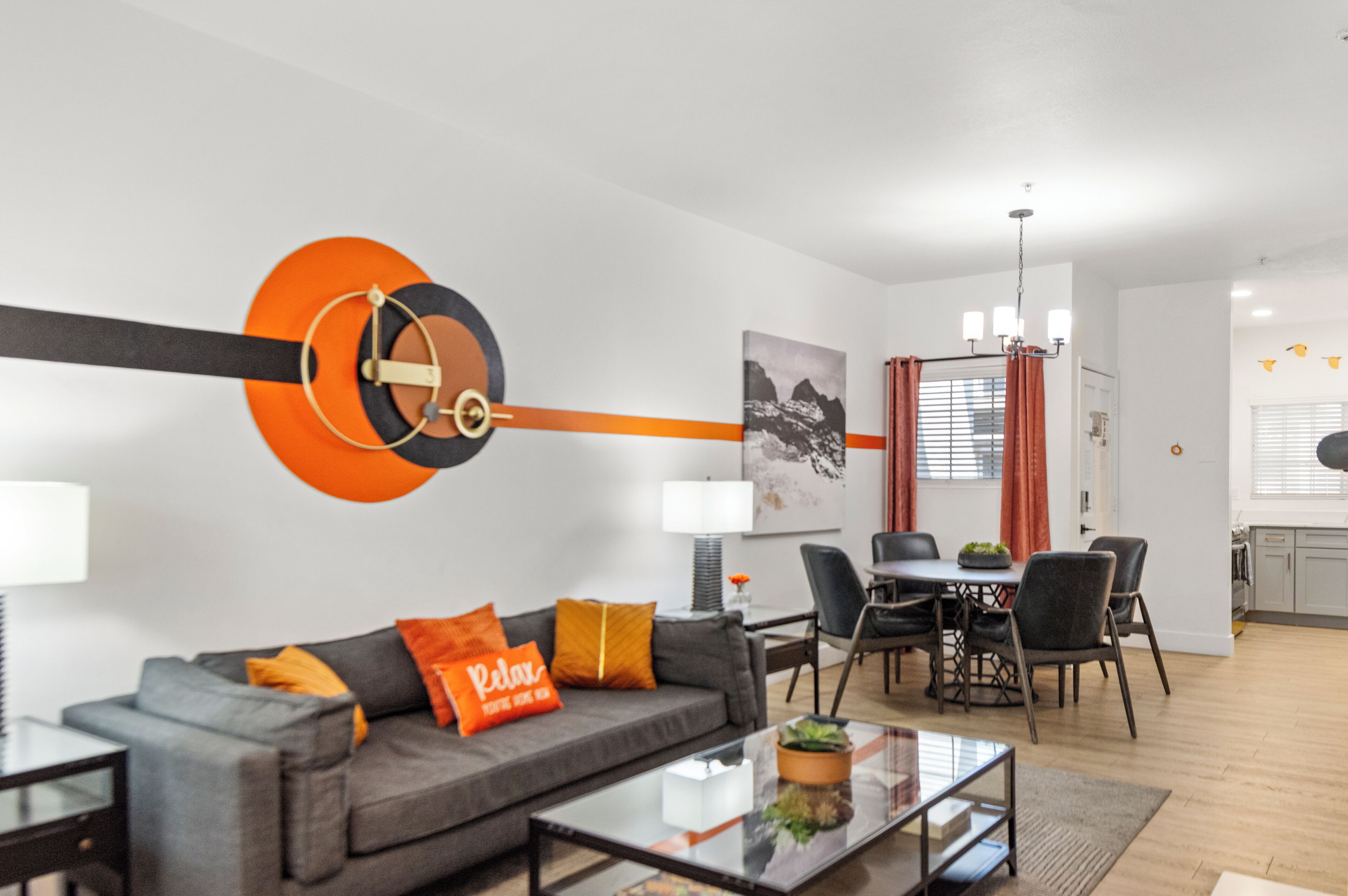 Smart TV, table football, ping pong, books