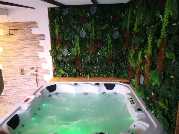 Tina de hidromasaje interior