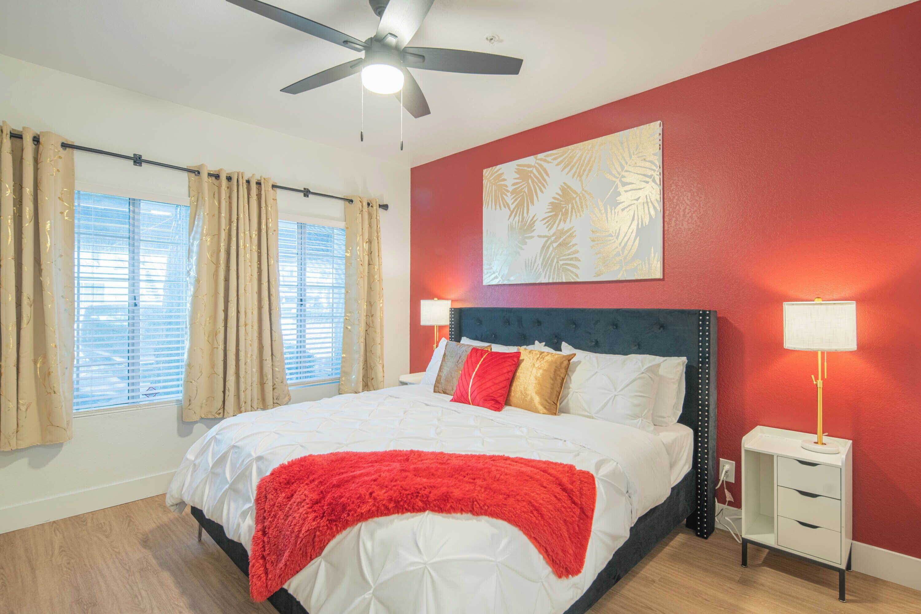 Desk, iron/ironing board, travel crib, free WiFi