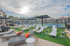Terrace/patio - Cactus League Game Hub | Luxury 2BR Vacation Condo (Scottsdale)