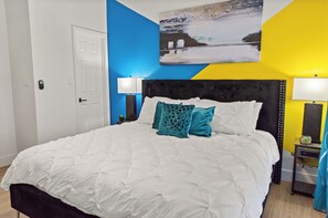2 bedrooms, desk, iron/ironing board, travel crib - Cactus League Game Hub | Luxury 2BR Vacation Condo (Scottsdale)