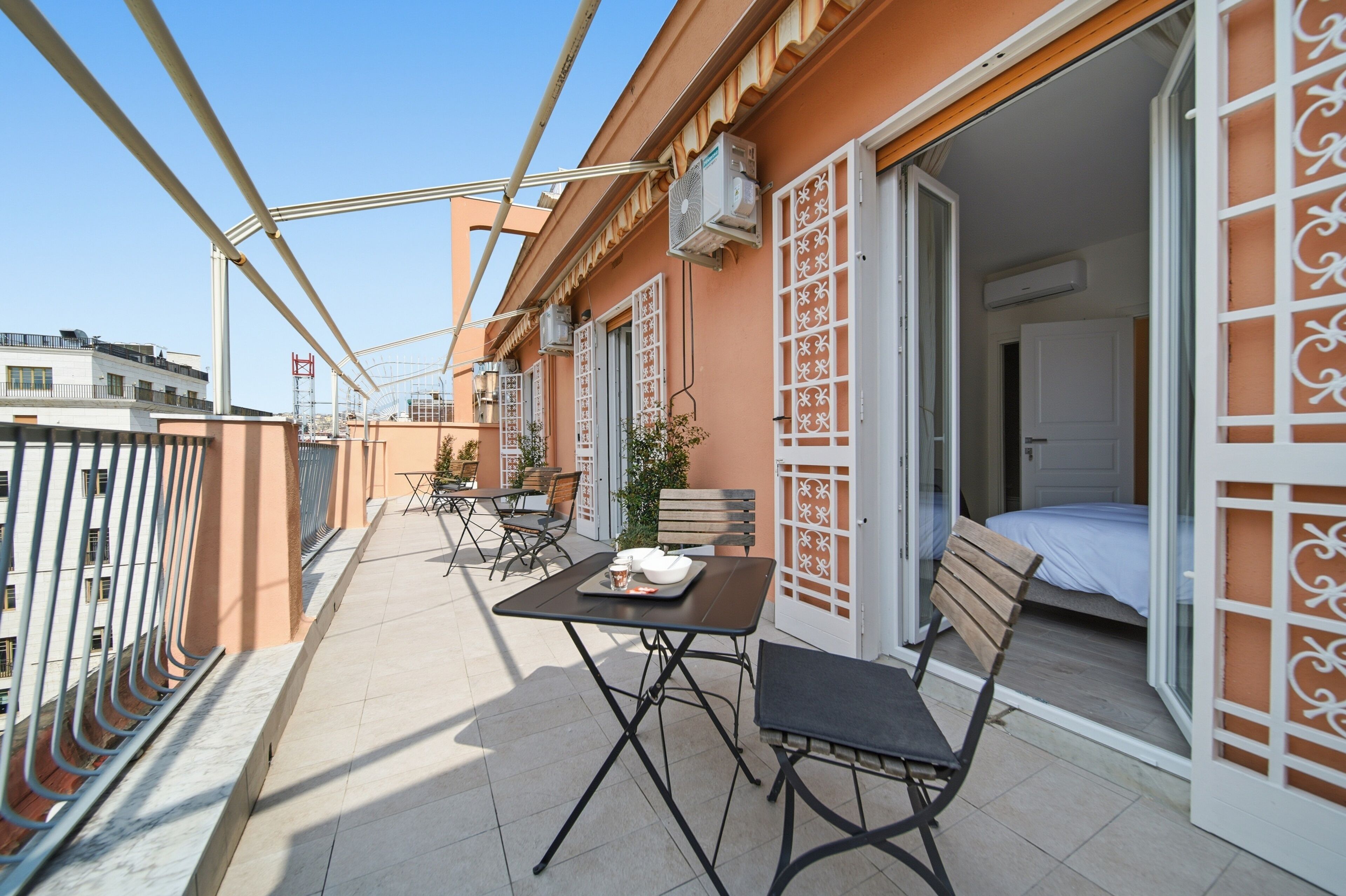 Premium Apartment, City View | Terrace/patio