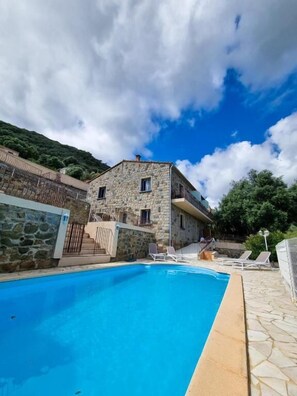 Pool - Hotel Villa Les Orangers (Olmeto)