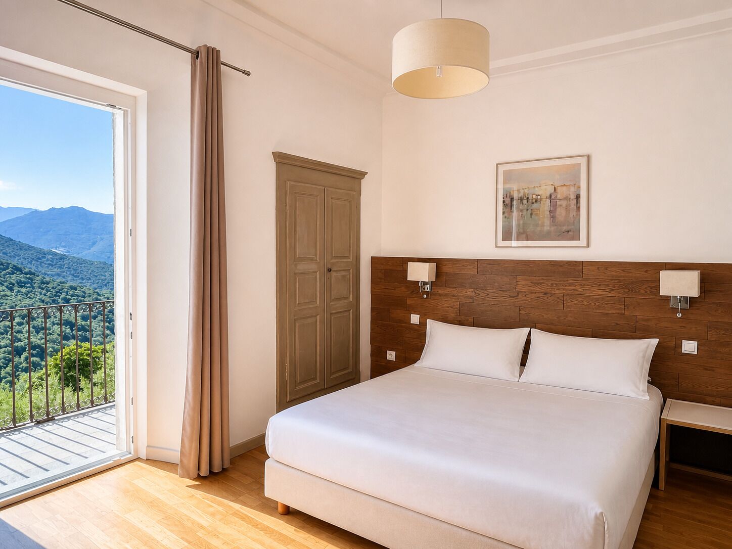 Suite Keluarga, balkon, pemandangan gunung