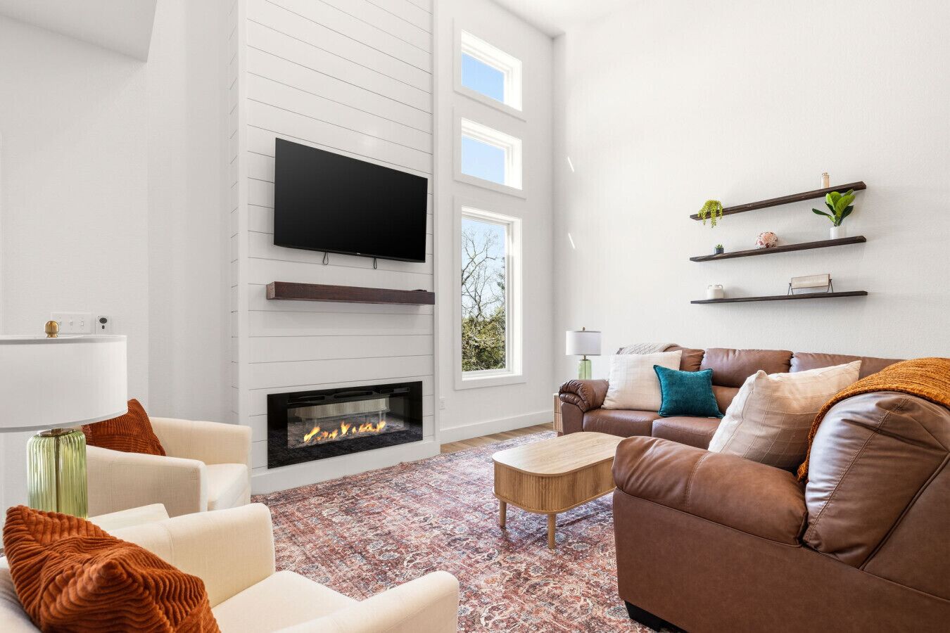Fernseher, Kamin, Videospiele