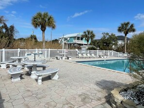 Pool - Green Goddess- 2 BR townhome directly across the street from the beach. New list (Panama City Beach)