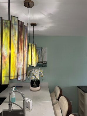 Dining - Green Goddess- 2 BR townhome directly across the street from the beach. New list (Panama City Beach)
