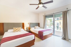 2 bedrooms, WiFi, bed sheets - Apartment central 8 pax tendenza, 2 rooms and with services included. (Playa del Carmen)