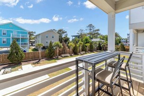 Outdoor dining - Social Solace, by the ocean (Carolina Beach)