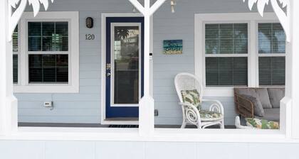 Beachside Cottage, Steps to the Beach with Private Yard