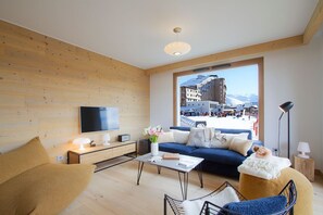 TV - Vue sur les pistes, ski aux pieds, T3 + cabine (Alpe d'Huez)