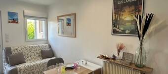 Comfortable ground floor studio in Dax free parking