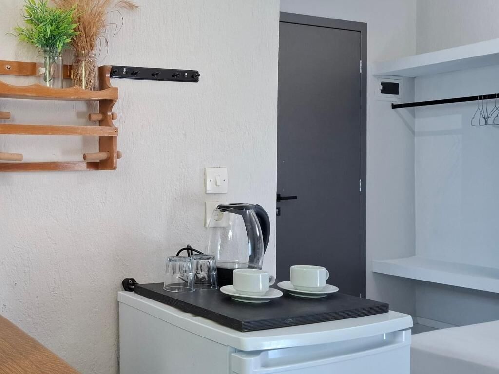 Studio, balkong, hageutsikt | Innvendig