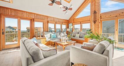 Ocean View Retreat w/ Private Htd Pool, Hot Tub ~ Steps to Beach ~ Dog Friendly