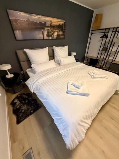 Time for two - 90 sqm apartment with sauna and garden