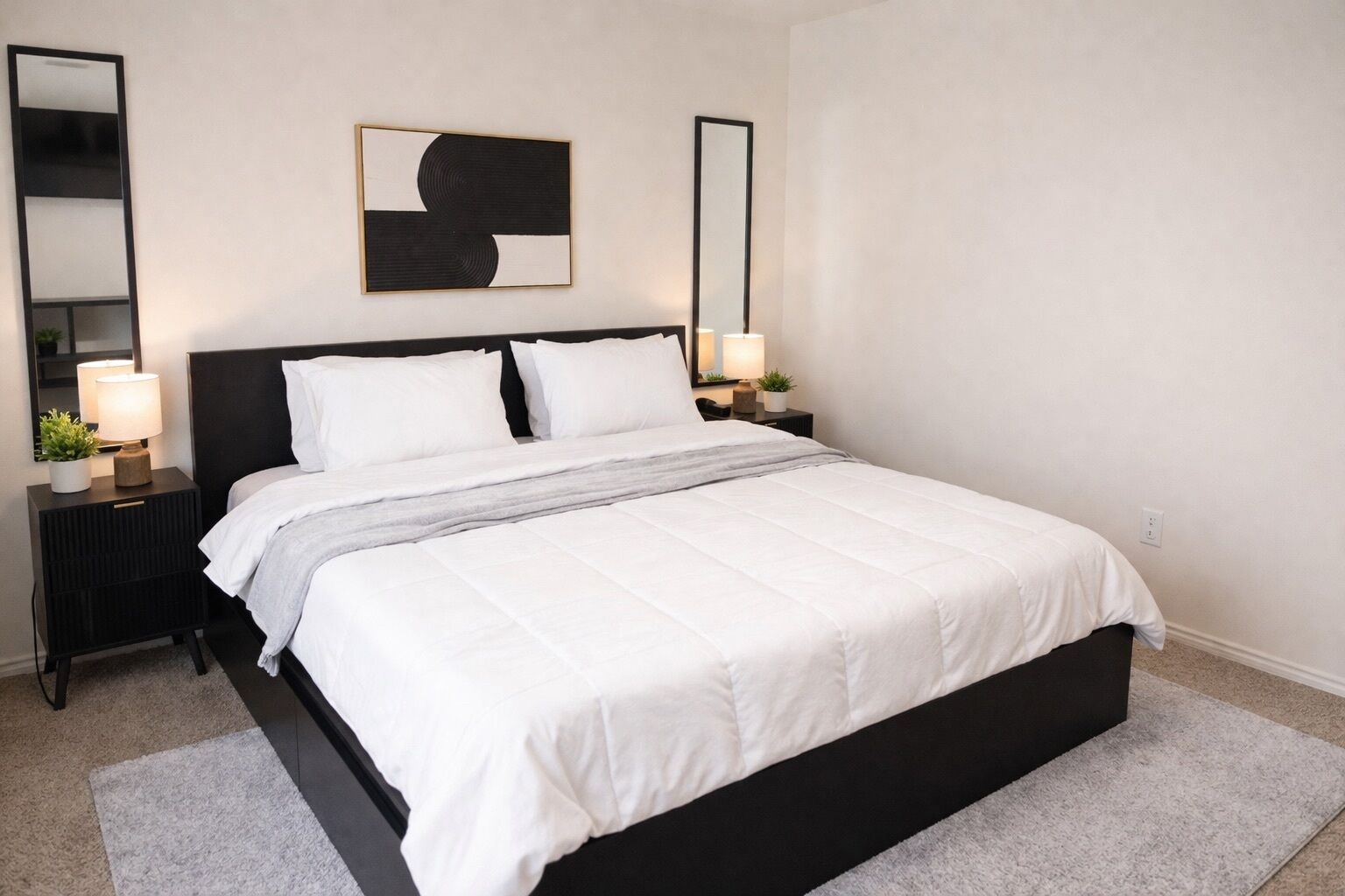 3 bedrooms, iron/ironing board, WiFi, bed sheets