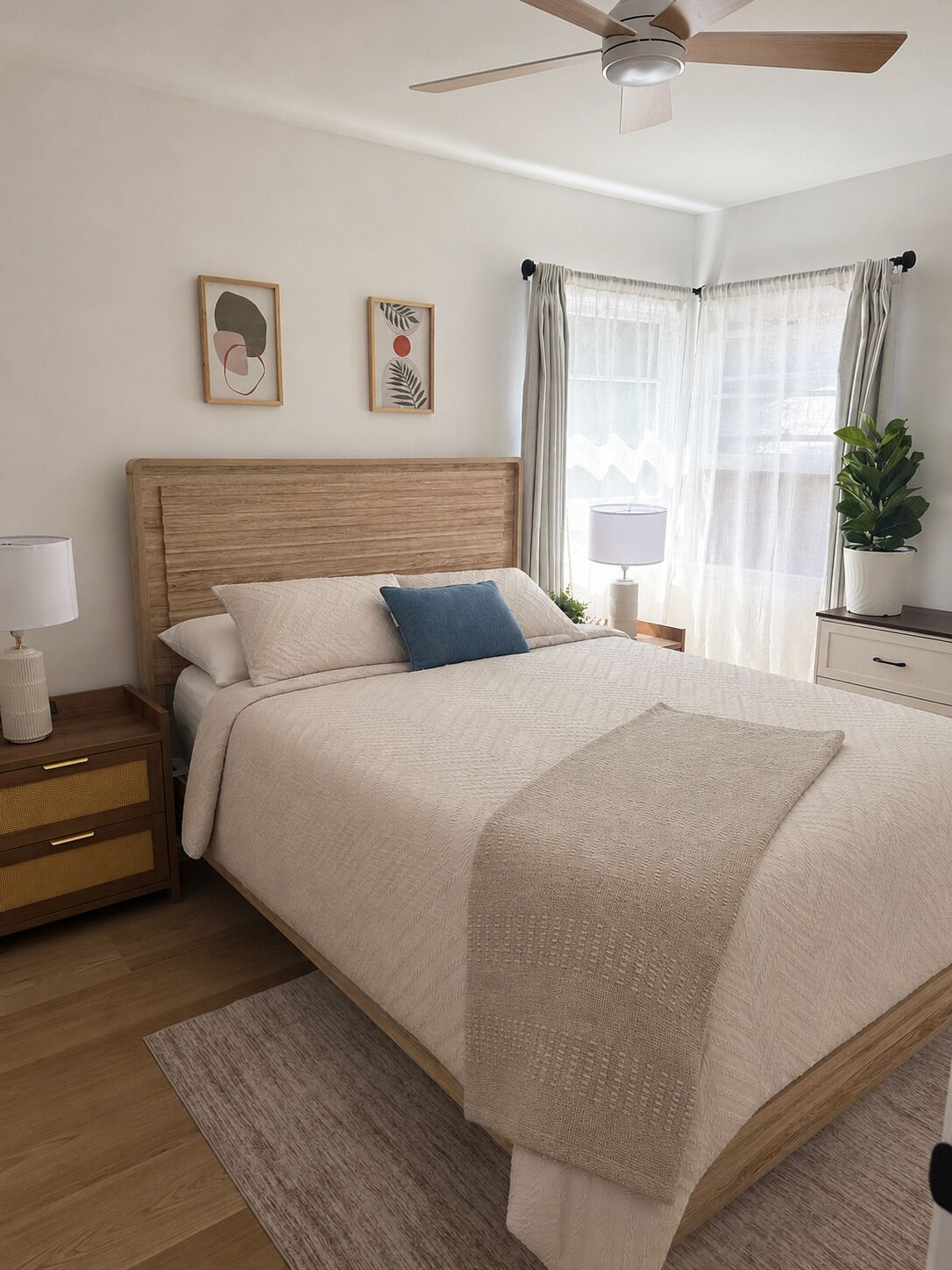 2 habitaciones, wifi y ropa de cama 