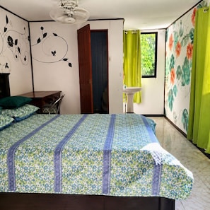 Basic Double Room, Private Bathroom | Desk, laptop workspace, free WiFi - downtown montezuma hostal  (Montezuma)