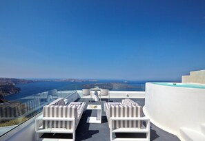Terrace/patio - Ariadne Villa, Cloud 9 Santorini (Thira - Santorini)