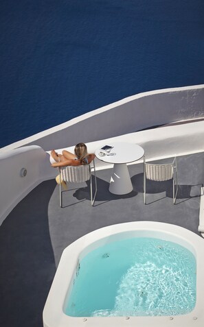Terrace/patio - Ariadne Villa, Cloud 9 Santorini (Thira - Santorini)