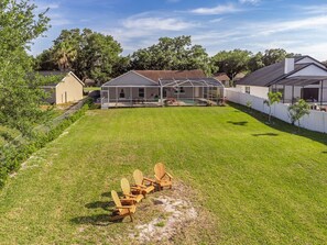 Terrace/patio - Lakefront Family Escape with Pool | Near Disney (Davenport)