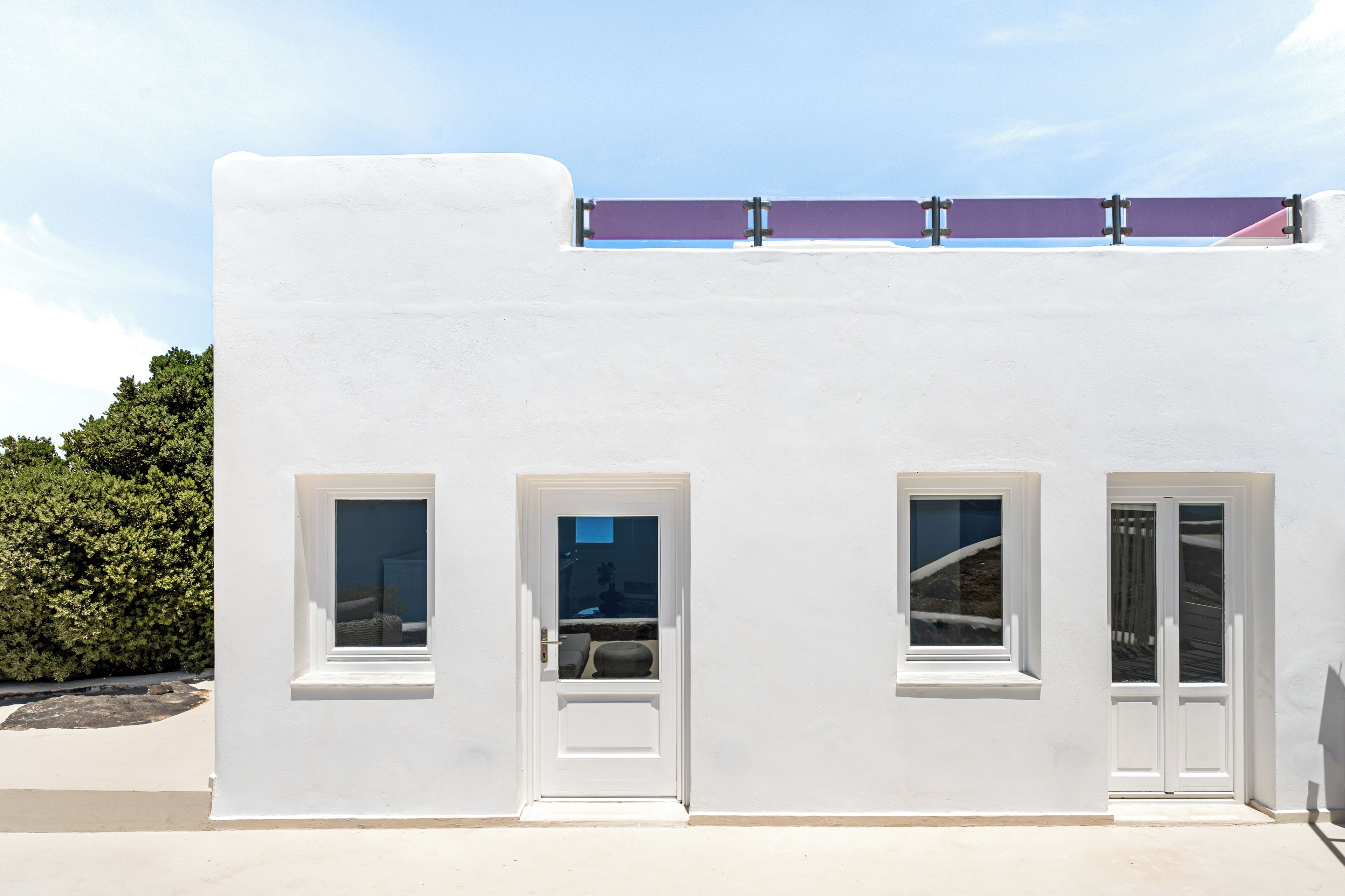 Façade de l’hébergement