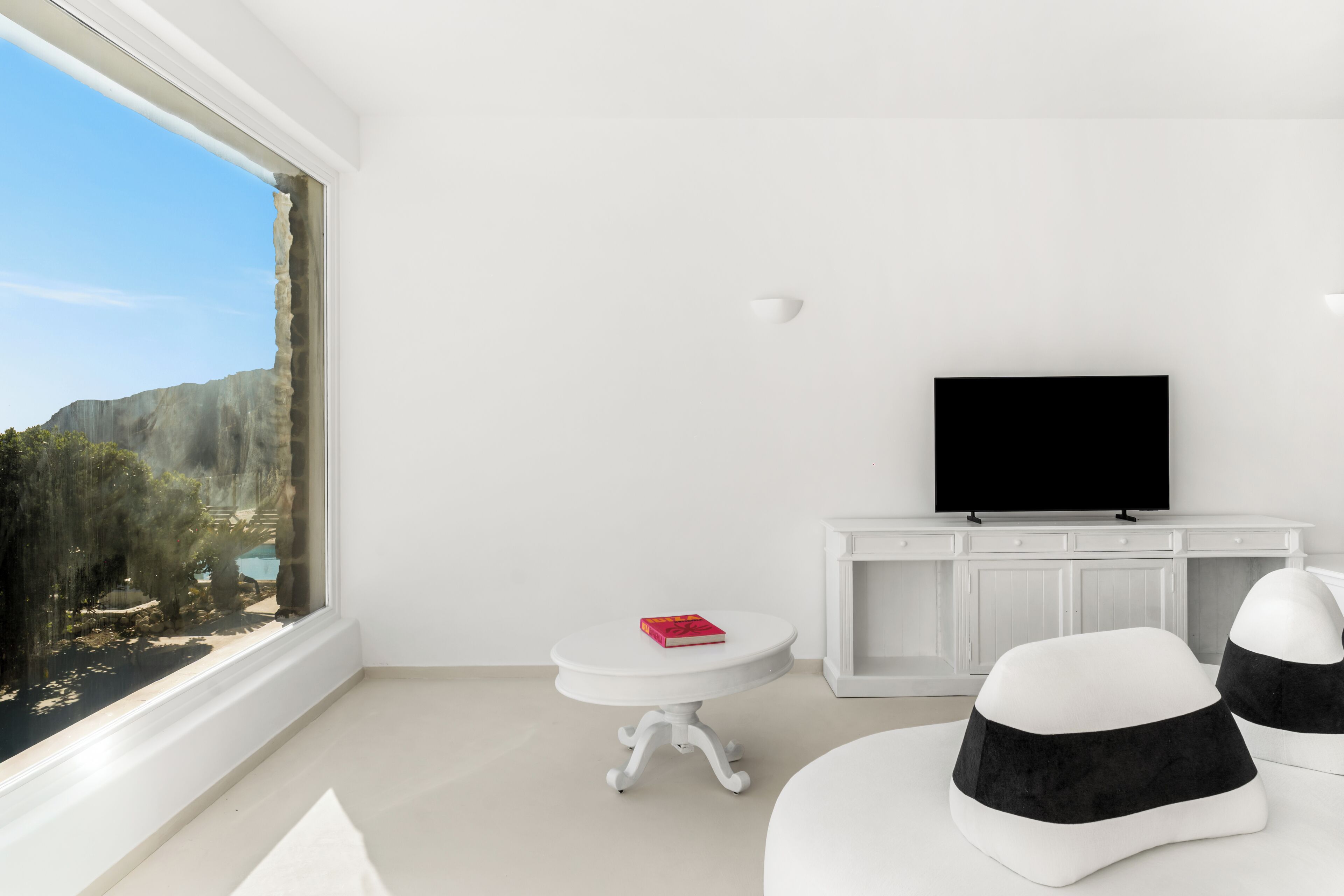 Premium Villa with Private Pool & Caldera View | Área de estar