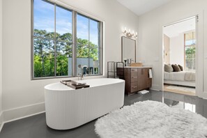 Bathroom - Peak on Main Modern Luxury 3BR Condo — Walk to Downtown Woodstock (Woodstock)