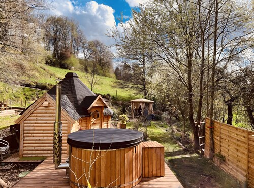 Cabane Kota Désiré avec bain nordique