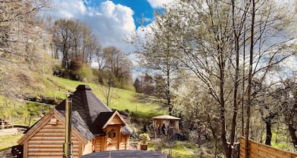 Cabane Kota Désiré avec bain nordique