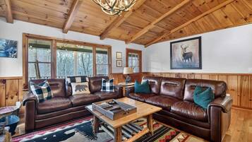 TV, fireplace, offices