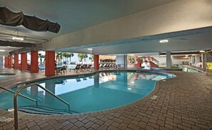 Indoor pool, outdoor pool - Oceanfront Suite - Water Park/ Hot Tub/ Pools/ Lazy River (Myrtle Beach)